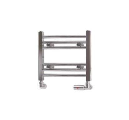 Eastbrook Biava 360mm x 400mm Curved Ladder Towel Radiator - Chrome - 41.0288 - TAP 'N' SHOWER