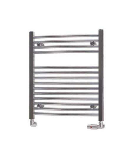 Eastbrook Biava 688mm x 600mm Curved Ladder Towel Radiator - Chrome - 41.0290 - TAP 'N' SHOWER