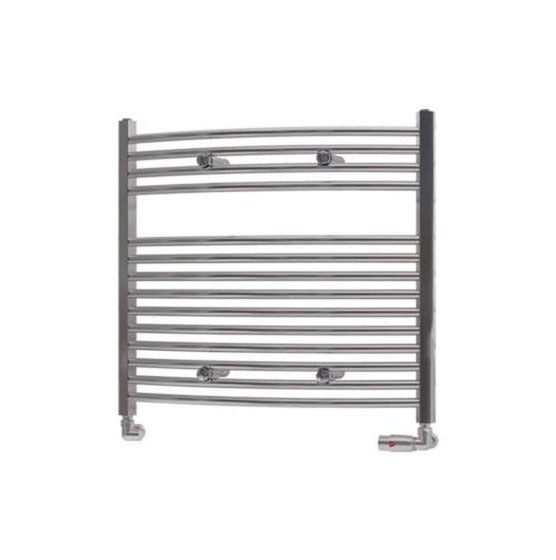 Eastbrook Biava 688mm x 750mm Curved Ladder Towel Radiator - Chrome - 41.0291 - TAP 'N' SHOWER