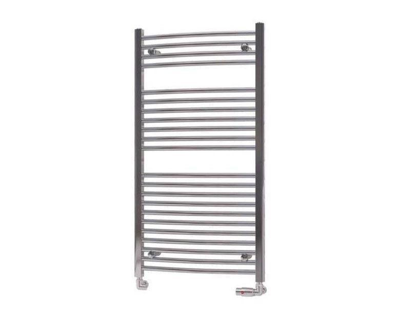 Eastbrook Biava 1118mm x 600mm Curved Ladder Towel Radiator - Chrome - 41.0293 - TAP 'N' SHOWER