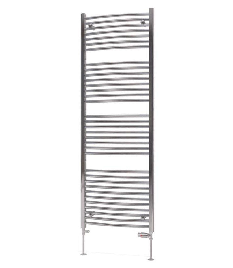 Eastbrook Biava 1720mm x 600mm Curved Ladder Towel Radiator - Chrome - 41.0296 - TAP 'N' SHOWER