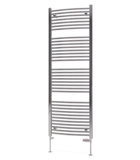Eastbrook Biava 1720mm x 600mm Curved Ladder Towel Radiator - Chrome - 41.0296 - TAP 'N' SHOWER