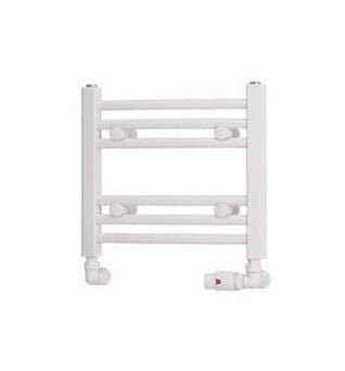 Eastbrook Biava 360mm x 400mm Curved Ladder Towel Radiator - White - 41.0298 - TAP 'N' SHOWER