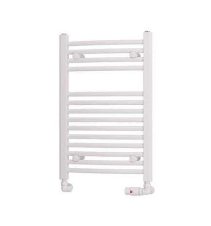 Eastbrook Biava 688mm x 450mm Curved Ladder Towel Radiator - White - 41.0299 - TAP 'N' SHOWER