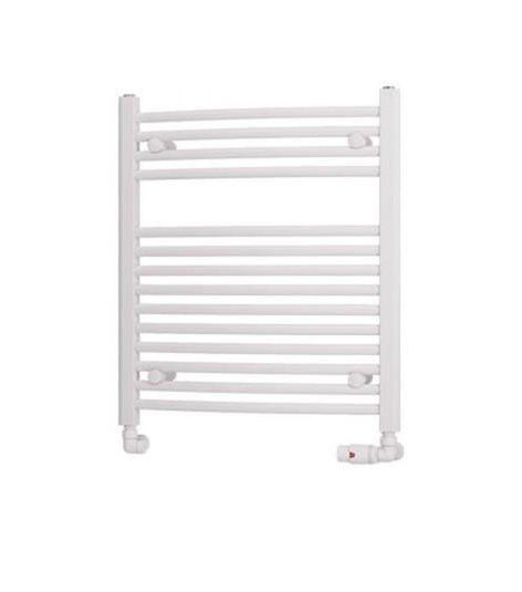 Eastbrook Biava 688mm x 600mm Curved Ladder Towel Radiator - White - 41.0300 - TAP 'N' SHOWER