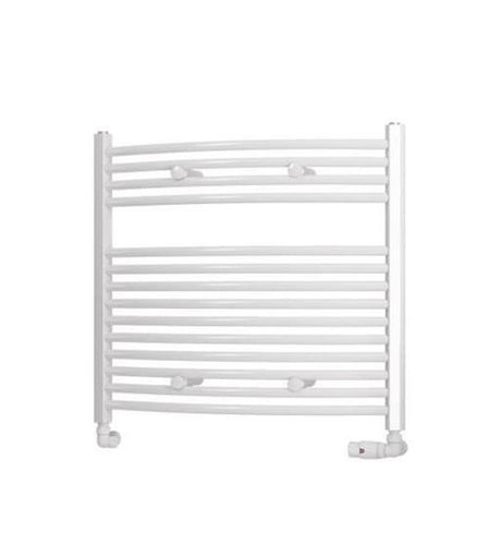 Eastbrook Biava 688mm x 750mm Curved Ladder Towel Radiator - White - 41.0301 - TAP 'N' SHOWER