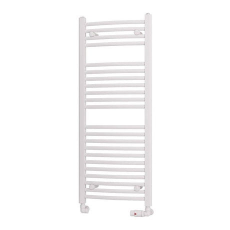 Eastbrook Biava 1118mm x 450mm Curved Ladder Towel Radiator - White - 41.0302 - TAP 'N' SHOWER