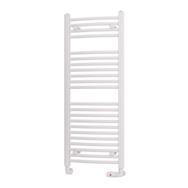 Eastbrook Biava 1118mm x 450mm Curved Ladder Towel Radiator - White - 41.0302 - TAP 'N' SHOWER