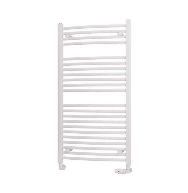 Eastbrook Biava 1118mm x 600mm Curved Ladder Towel Radiator - White - 41.0303 - TAP 'N' SHOWER