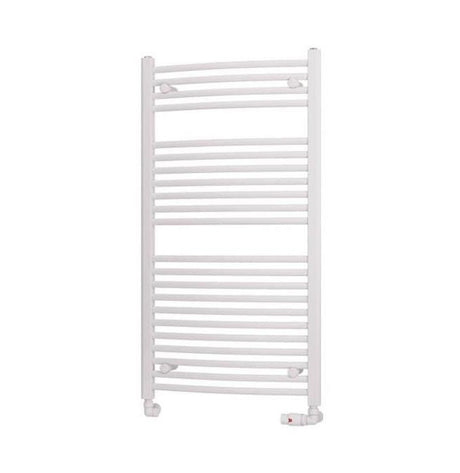 Eastbrook Biava 1118mm x 600mm Curved Ladder Towel Radiator - White - 41.0303 - TAP 'N' SHOWER