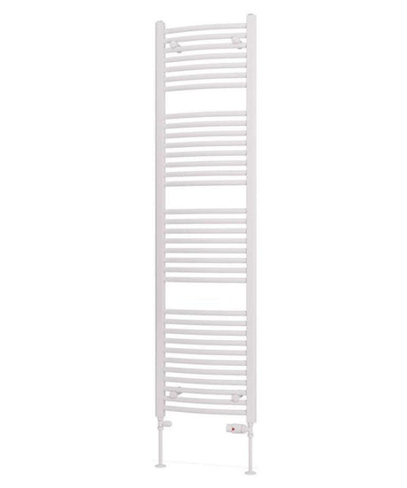 Eastbrook Biava 1720mm x 450mm Curved Ladder Towel Radiator - White - 41.0305 - TAP 'N' SHOWER