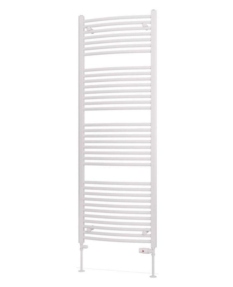Eastbrook Biava 1720mm x 600mm Curved Ladder Towel Radiator - White - 41.0306 - TAP 'N' SHOWER