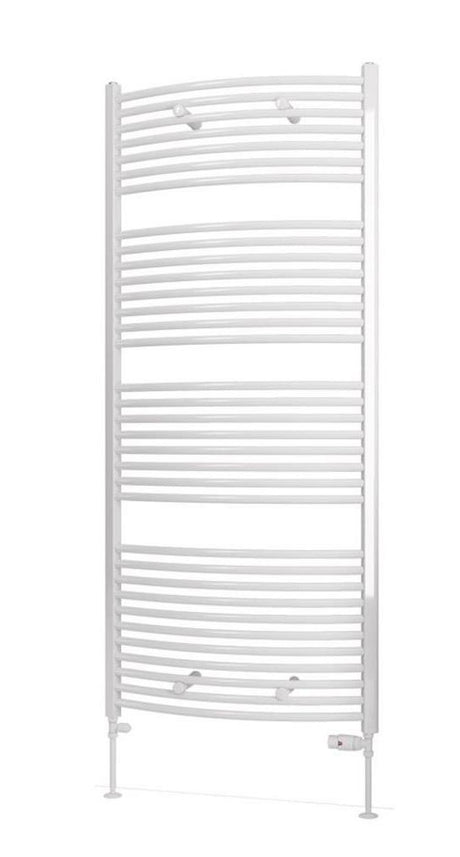 Eastbrook Biava 1720mm x 750mm Curved Ladder Towel Radiator - White - 41.0307 - TAP 'N' SHOWER