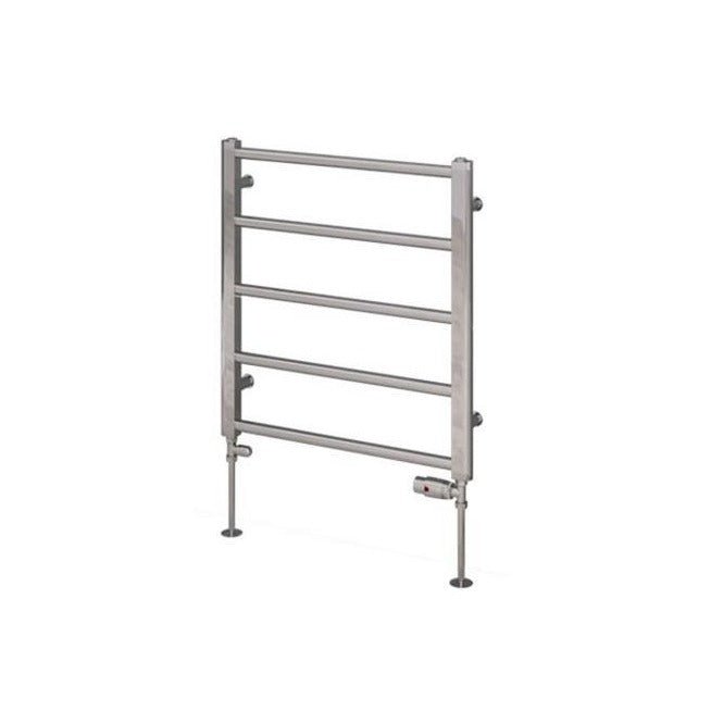 Eastbrook Tuscan Straight Ladder Towel Radiator 650mm x 600mm - Chrome - 41.0309 - TAP 'N' SHOWER