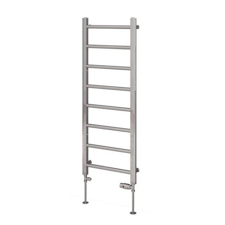 Eastbrook Tuscan Straight Ladder Towel Radiator 1200mm x 450mm - Chrome - 41.0310 - TAP 'N' SHOWER