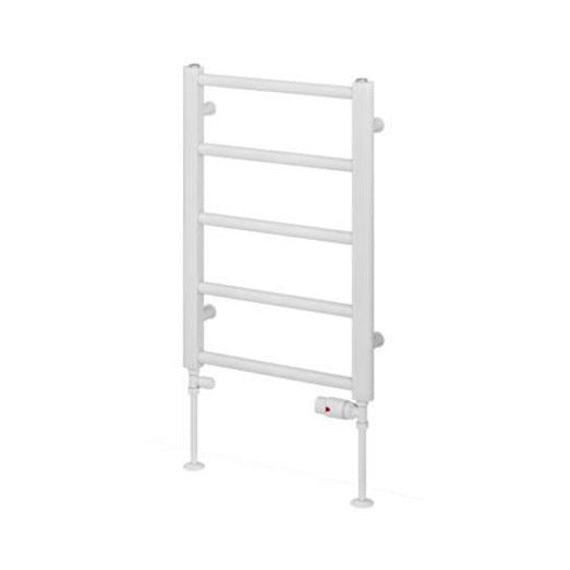 Eastbrook Tuscan Straight Ladder Towel Radiator 650mm x 450mm - White - 41.0314 - TAP 'N' SHOWER