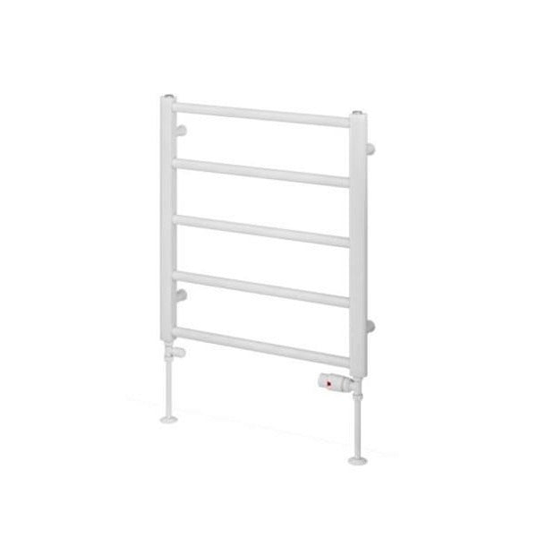 Eastbrook Tuscan Straight Ladder Towel Radiator 650mm x 600mm - White - 41.0315 - TAP 'N' SHOWER
