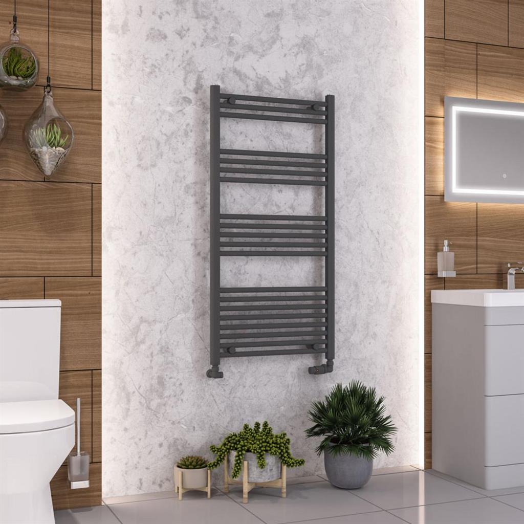 Eastbrook Wendover Straight Ladder Towel Radiator 1200mm x 600mm - White - 41.0018 - TAP 'N' SHOWER