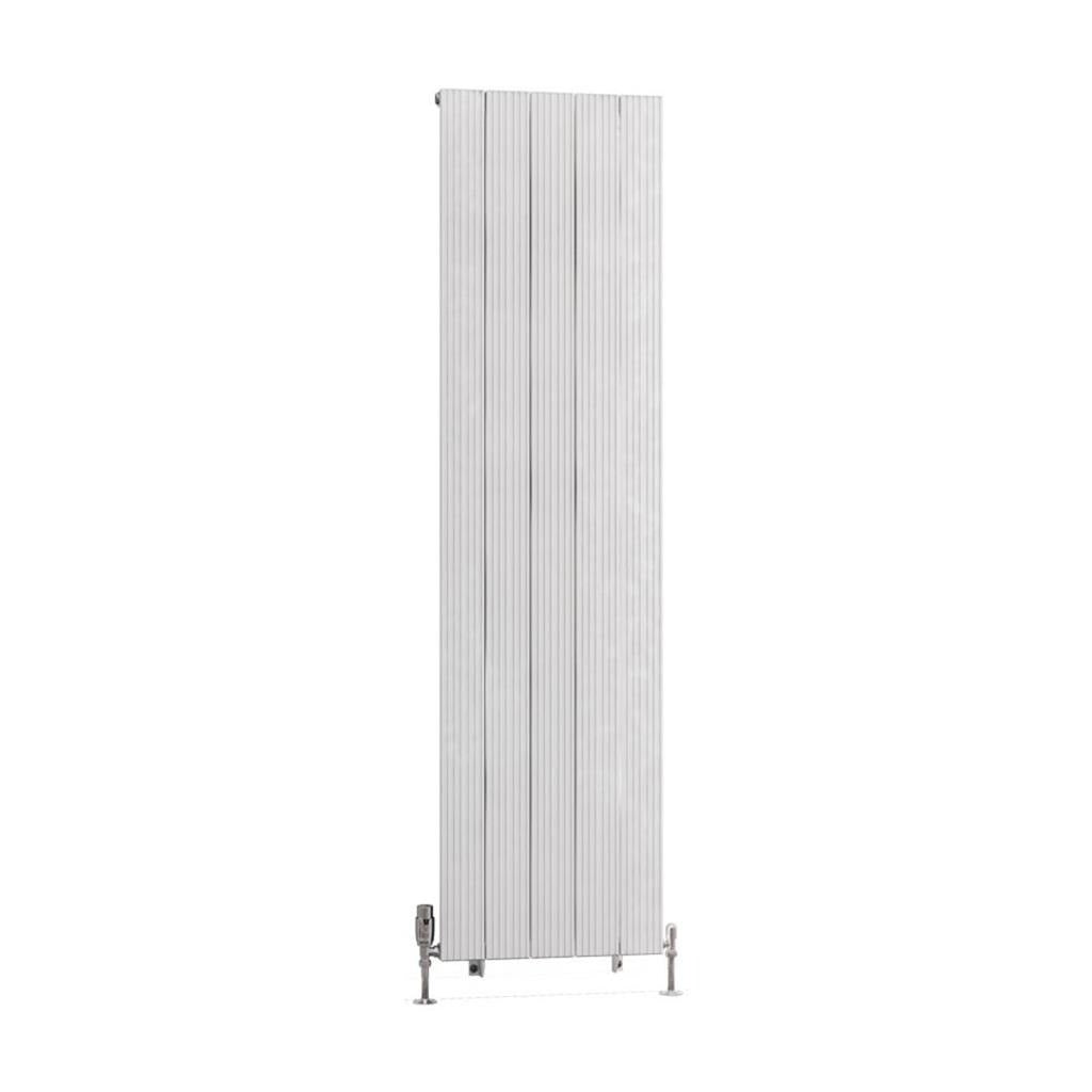 Eastbrook Mersey Aluminium Vertical Radiator 1800mm x 470mm - Matt White - 41.0451 - TAP 'N' SHOWER