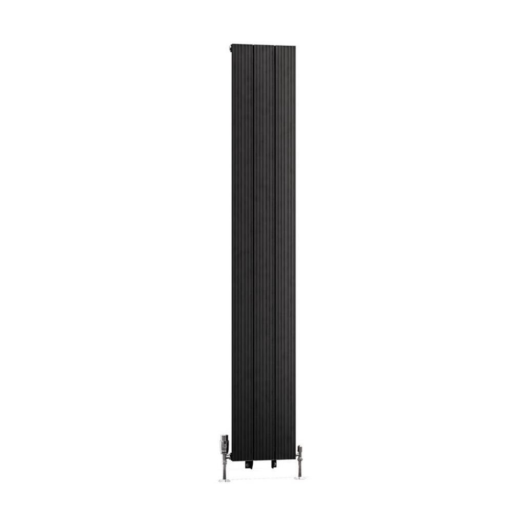 Eastbrook Mersey Aluminium Vertical Radiator 1800mm x 280mm - Matt Anthracite - 41.0454 - TAP 'N' SHOWER