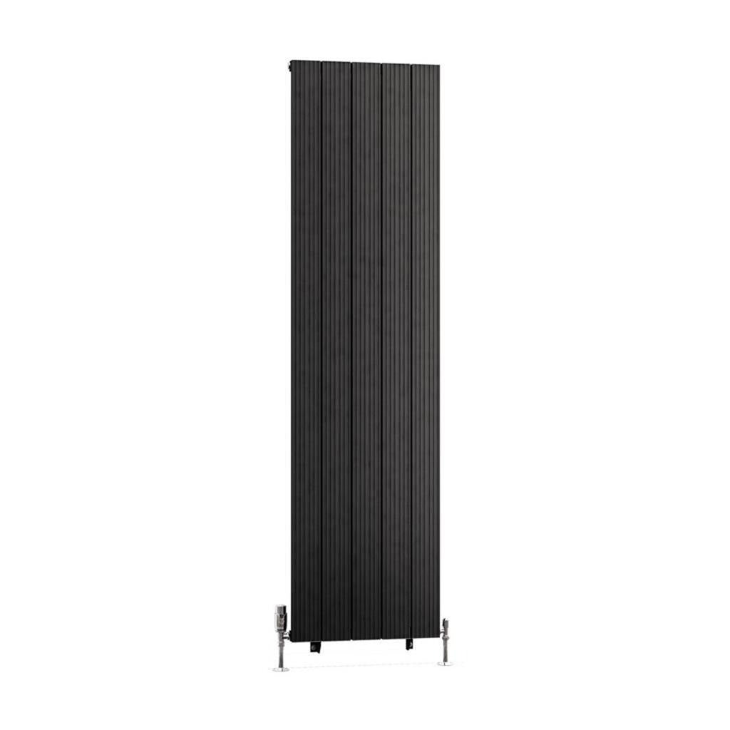 Eastbrook Mersey Aluminium Vertical Radiator 1800mm x 470mm - Matt Anthracite - 41.0456 - TAP 'N' SHOWER