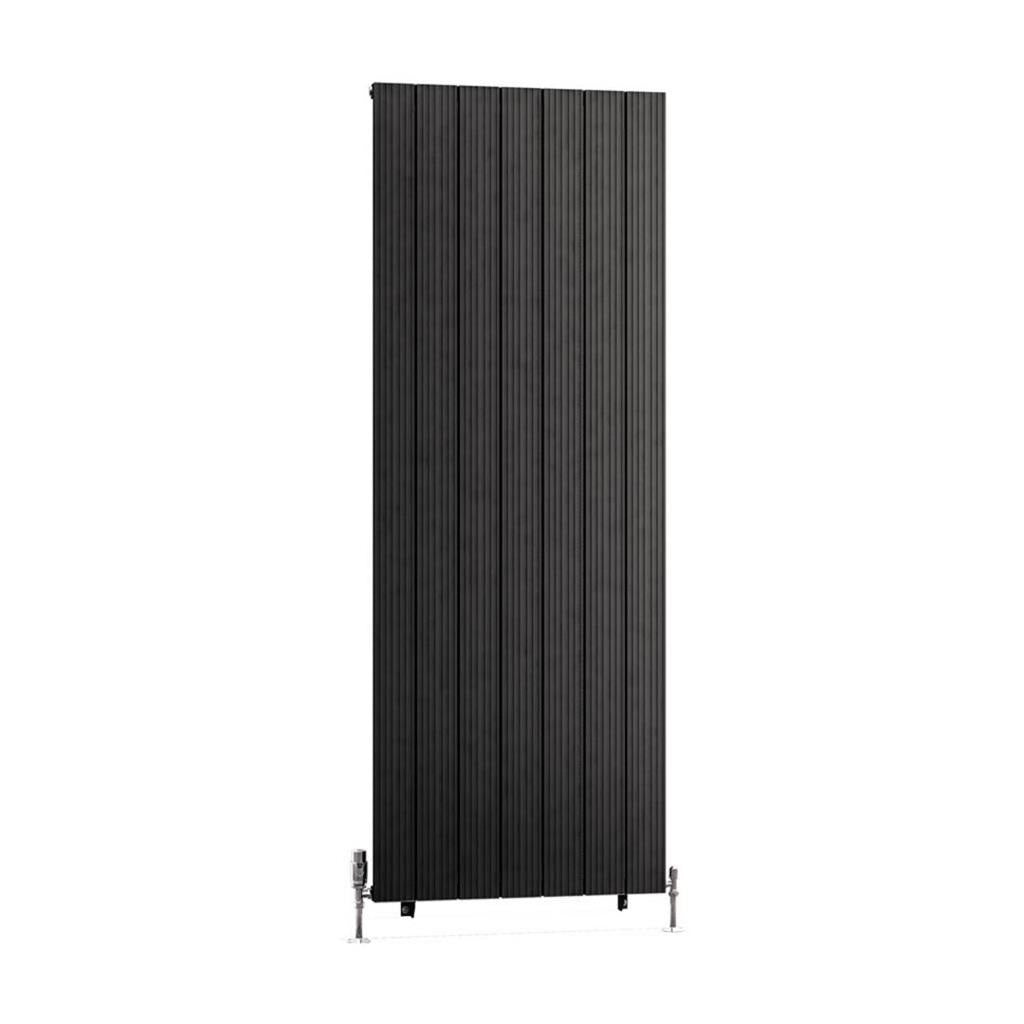 Eastbrook Mersey Aluminium Vertical Radiator 1800mm x 660mm - Matt Anthracite - 41.0458 - TAP 'N' SHOWER