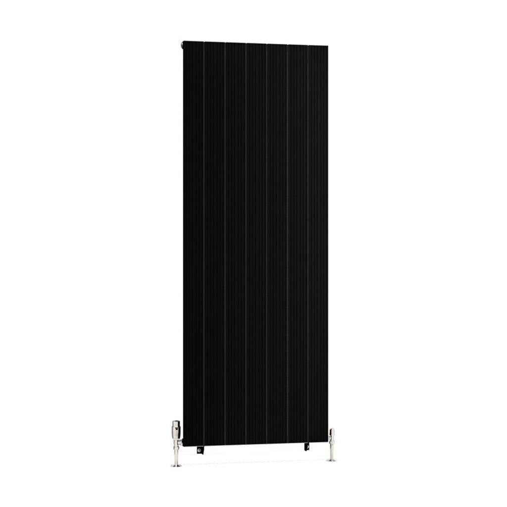 Eastbrook Mersey Aluminium Vertical Radiator 1800mm x 660mm - Matt Black - 41.0463 - TAP 'N' SHOWER