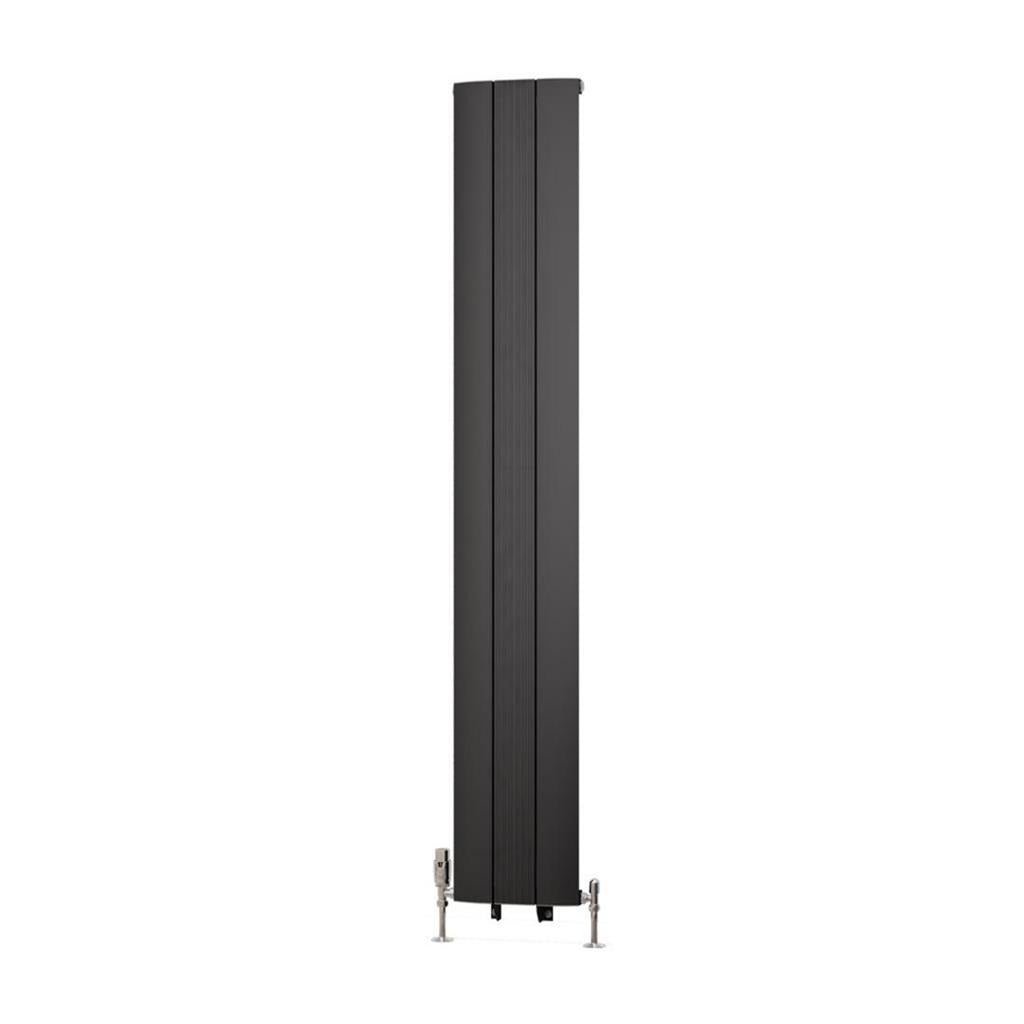 Eastbrook Trent Aluminium Vertical Radiator 1800mm x 280mm - Matt Anthracite - 41.0479 - TAP 'N' SHOWER