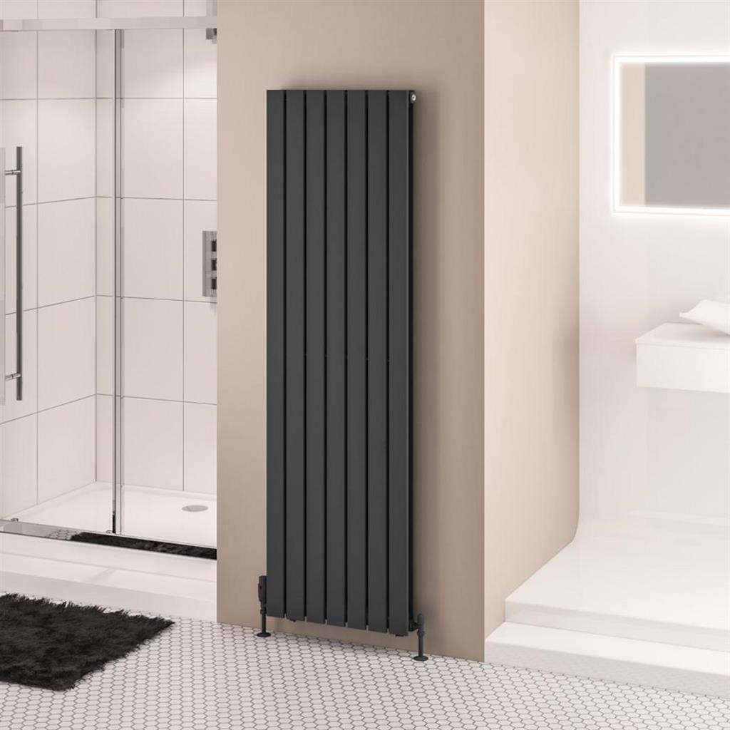 Eastbrook Warrington Type 20 Vertical Radiator 1800mm x 532mm - Matt Anthracite - 41.0545 - TAP 'N' SHOWER