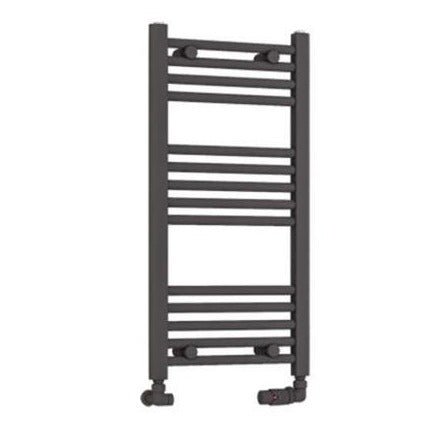 Eastbrook Wendover Straight Ladder Radiator 800mm x 400mm - Matt Anthracite - 41.0636 - TAP 'N' SHOWER