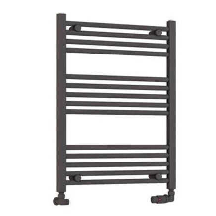 Eastbrook Wendover Straight Ladder Radiator800mm x 600mm - Matt Anthracite - 41.0638 - TAP 'N' SHOWER