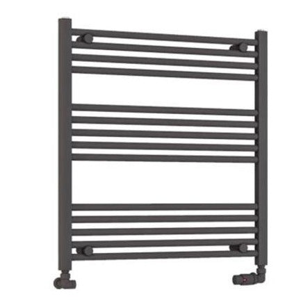 Eastbrook Wendover Straight Ladder Radiator800mm x 750mm - Matt Anthracite - 41.0639 - TAP 'N' SHOWER