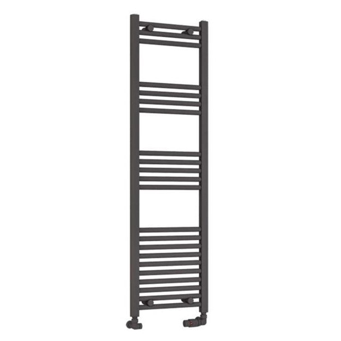 Eastbrook Wendover Straight Ladder Radiator 1400mm x 400mm - Matt Anthracite - 41.0648 - TAP 'N' SHOWER