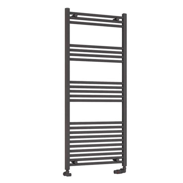 Eastbrook Wendover Straight Ladder Radiator 1400mm x 600mm - Matt Anthracite - 41.0650 - TAP 'N' SHOWER