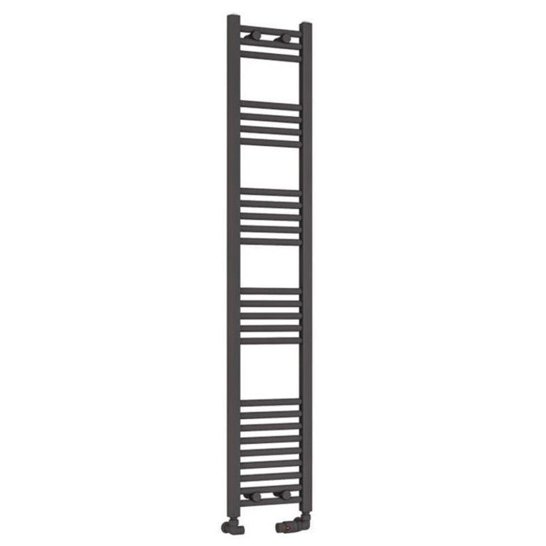 Eastbrook Wendover Straight Ladder Radiator 1600mm x 300mm - Matt Anthracite - 41.0652 - TAP 'N' SHOWER