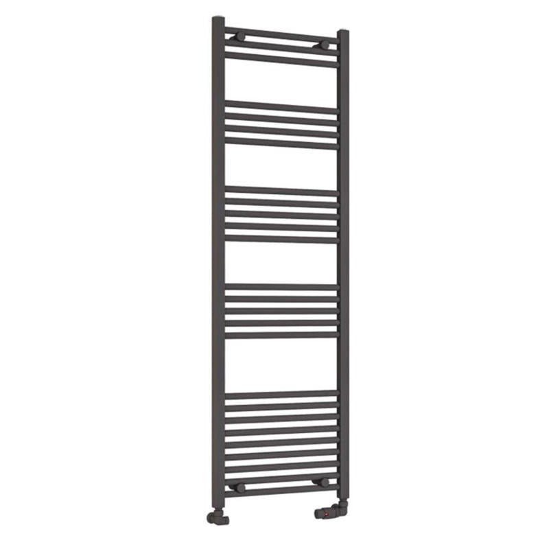 Eastbrook Wendover Straight Ladder Radiator 1600mm x 500mm - Matt Anthracite - 41.0654 - TAP 'N' SHOWER