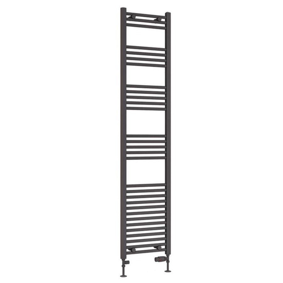 Eastbrook Wendover Straight Ladder Radiator 1800mm x 400mm - Matt Anthracite - 41.0658 - TAP 'N' SHOWER
