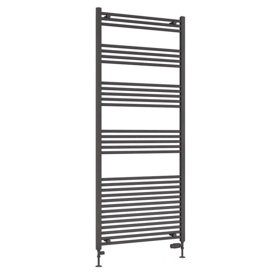 Eastbrook Wendover Straight Ladder Radiator 1800mm x 750mm - Matt Anthracite - 41.0659 - TAP 'N' SHOWER