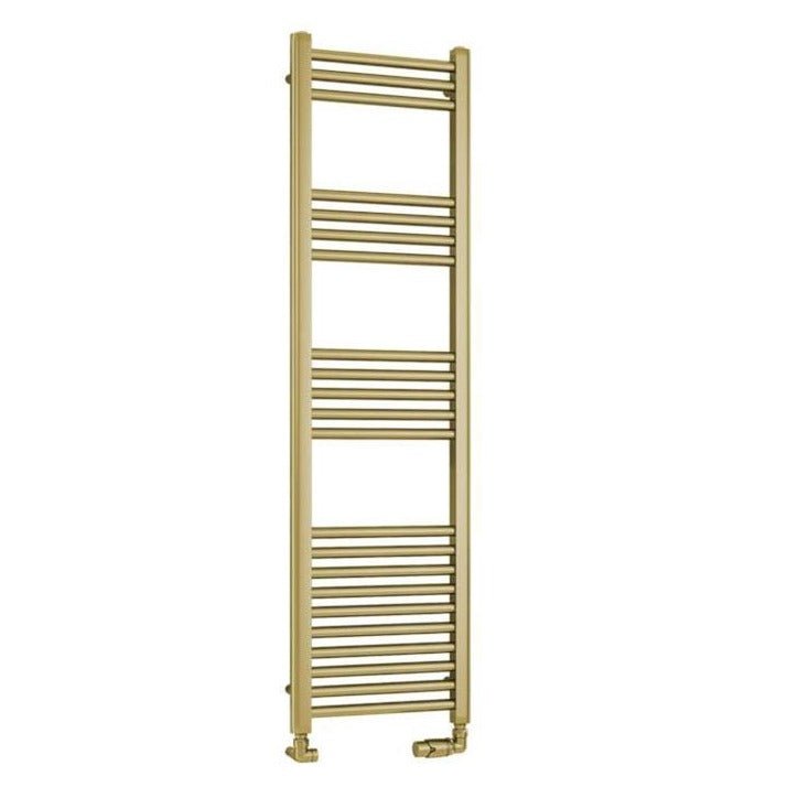 Eastbrook Wendover Straight Ladder Radiator 1400mm x 400mm - Brushed Brass - 41.0706 - TAP 'N' SHOWER