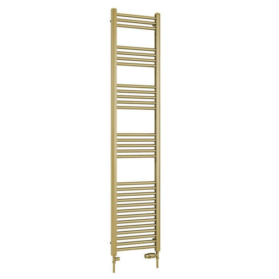 Eastbrook Wendover Straight Ladder Radiator 1800mm x 400mm - Brushed Brass - 41.0708 - TAP 'N' SHOWER