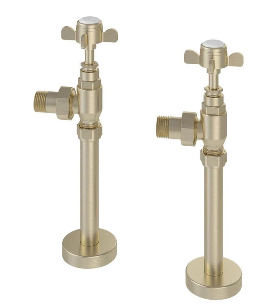 Eastbrook Traditional Valves & Tails - Brushed Brass - 41.0710 - TAP 'N' SHOWER