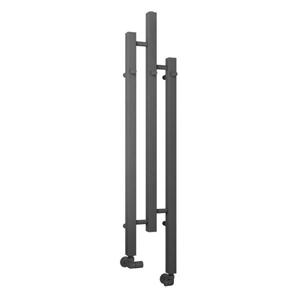 Eastbrook Conwy Designer Radiator 1200mm x 220mm - Matt Anthracite - 41.0712 - TAP 'N' SHOWER