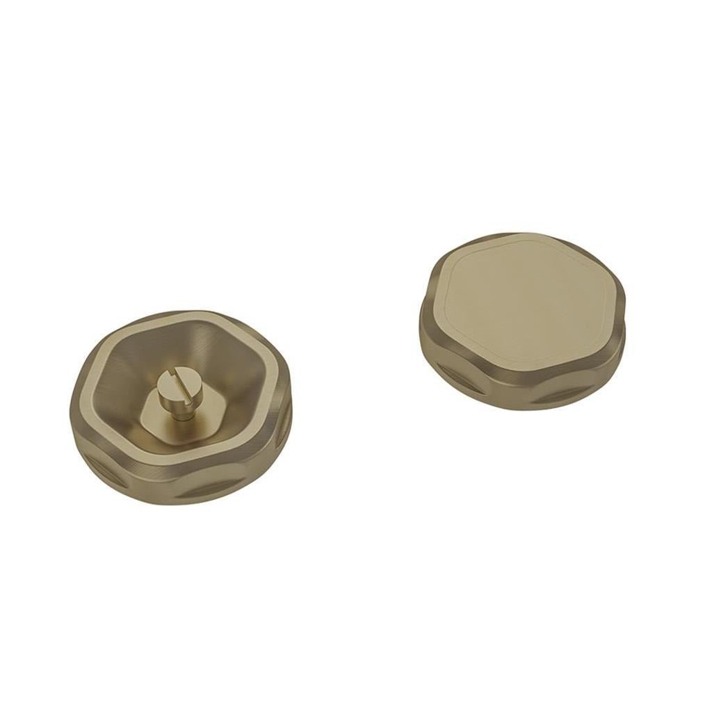 Eastbrook Bleed Valve & Blanking Plug Set - Brushed Brass - 41.0732 - TAP 'N' SHOWER
