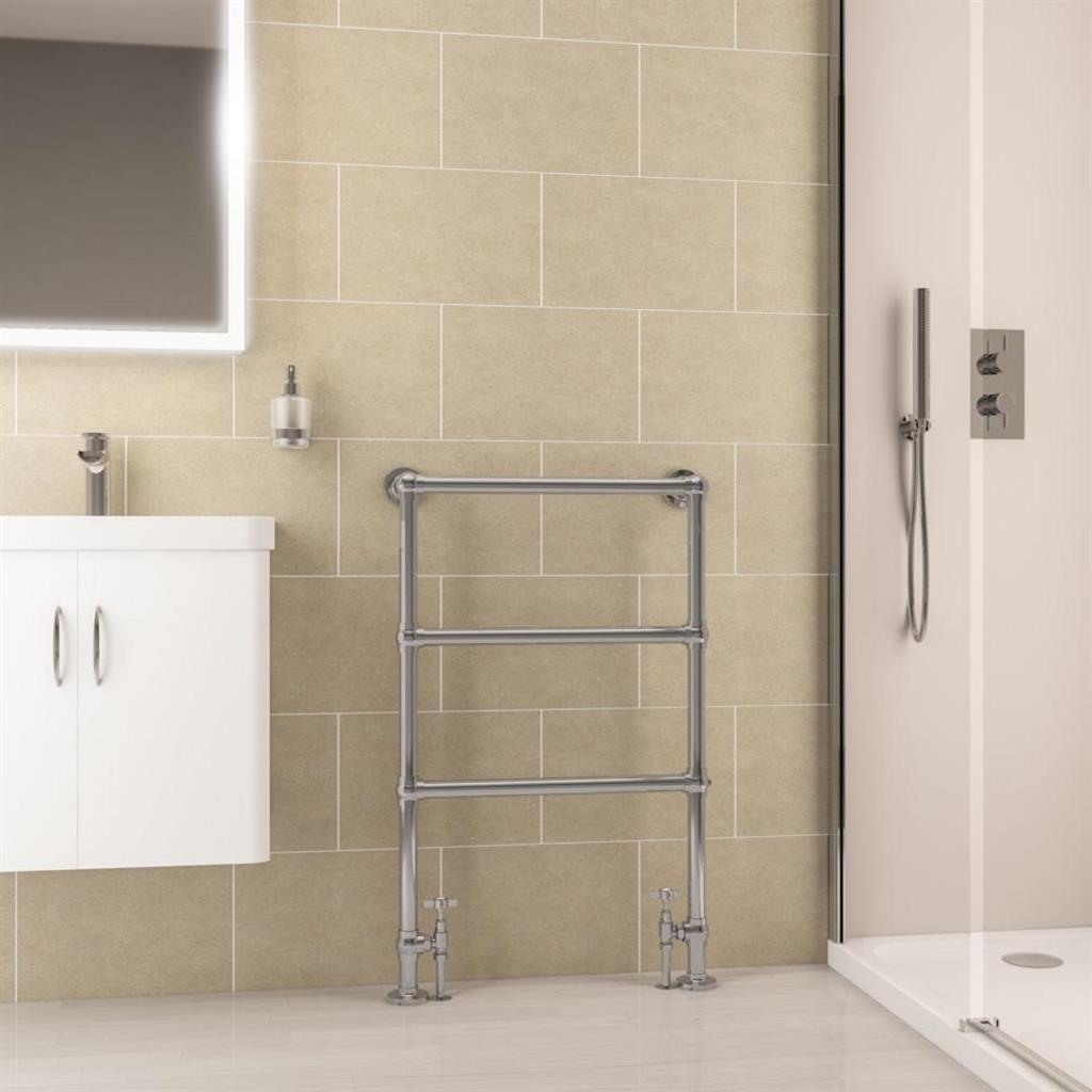 Eastbrook Windrush Traditional Radiator 950mm x 600mm - Chrome - 41.1003 - TAP 'N' SHOWER
