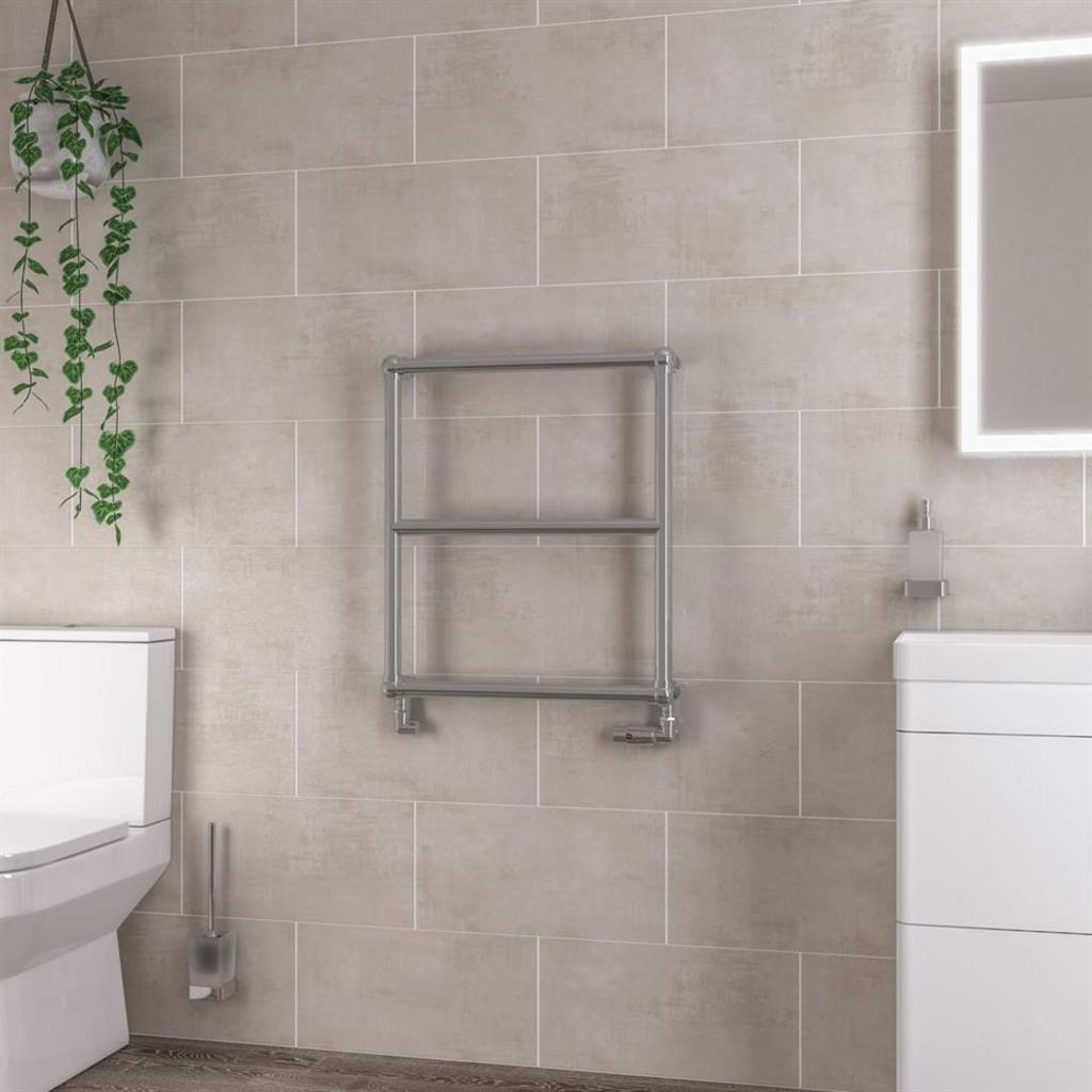 Eastbrook Stour 690mm x 600mm Traditional Radiator - Chrome - 41.1005 - TAP 'N' SHOWER