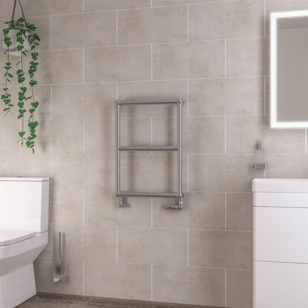 Eastbrook Sherbourne Traditional Radiator 690mm x 500mm - Chrome - 41.1010 - TAP 'N' SHOWER