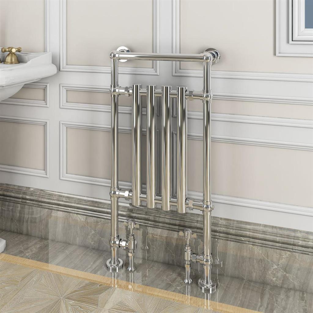 Eastbrook Frome Traditional Radiator 940mm x 474mm - Chrome - 41.1013 - TAP 'N' SHOWER