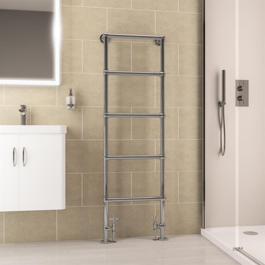 Eastbrook Windrush Traditional Radiator 1550mm x 500mm - Chrome - 41.1016 - TAP 'N' SHOWER