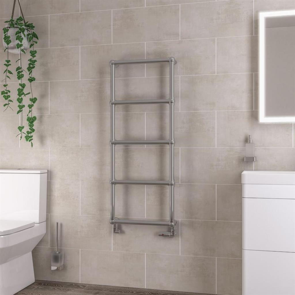 Eastbrook Sherbourne Traditional Radiator 1195mm x 500mm - Chrome - 41.1018 - TAP 'N' SHOWER