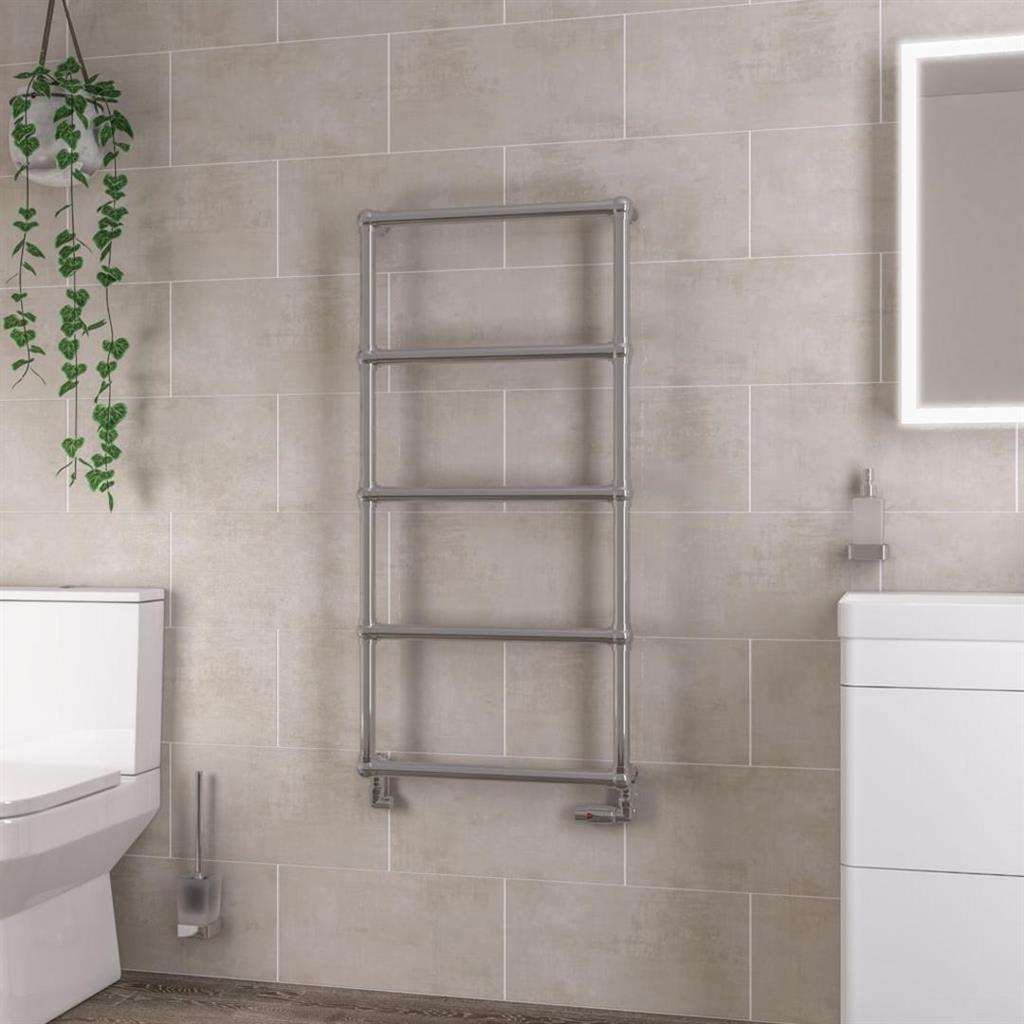 Eastbrook Sherbourne Traditional Radiator 1195mm x 600mm - Chrome - 41.1019 - TAP 'N' SHOWER
